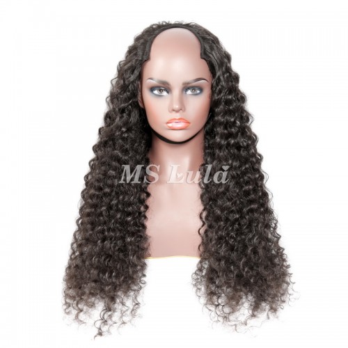 Virgin Human Hair Deep Wave V Part Wigs | Human Hair Wig | Lace Front